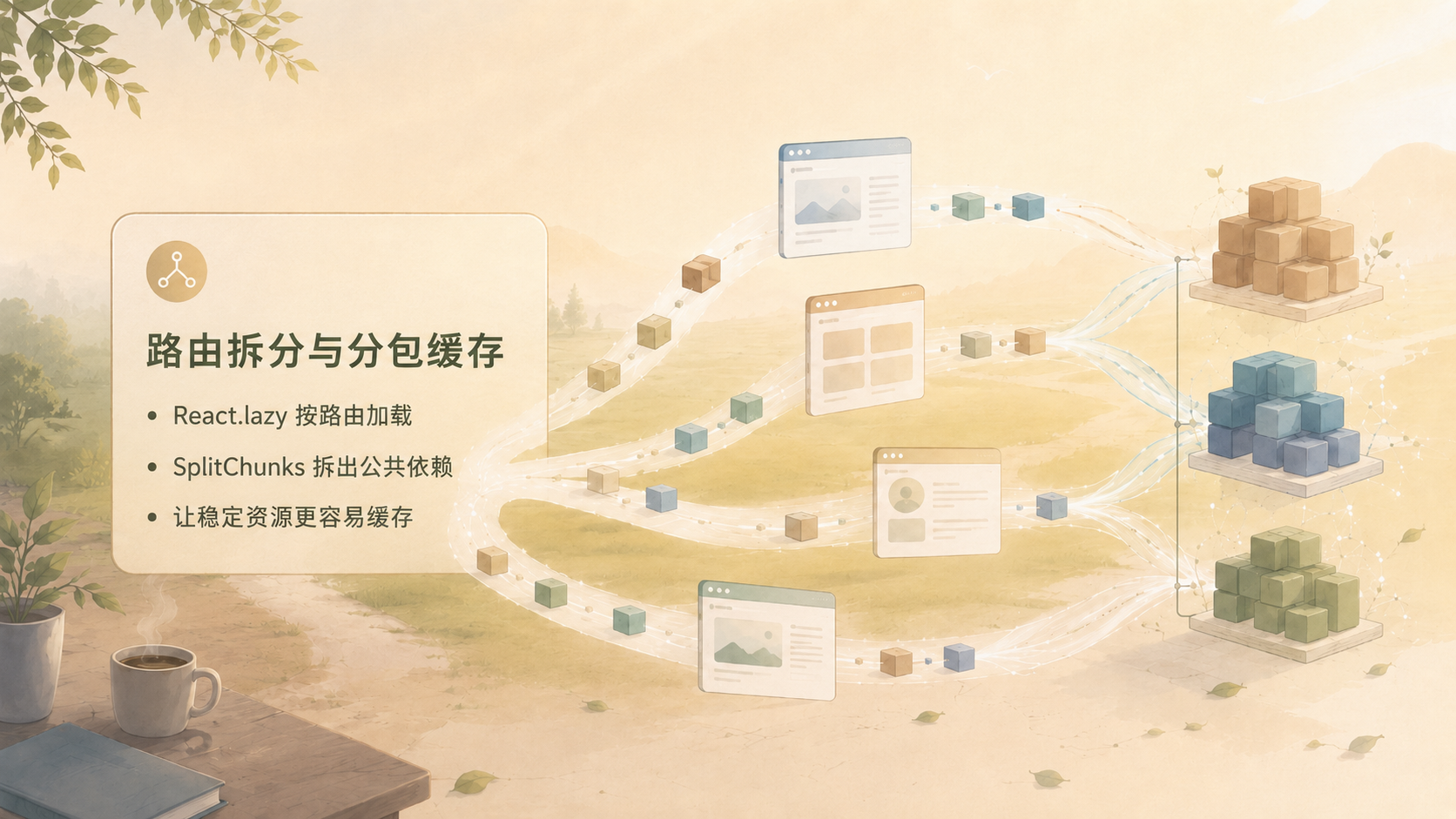 路由拆分与分包缓存